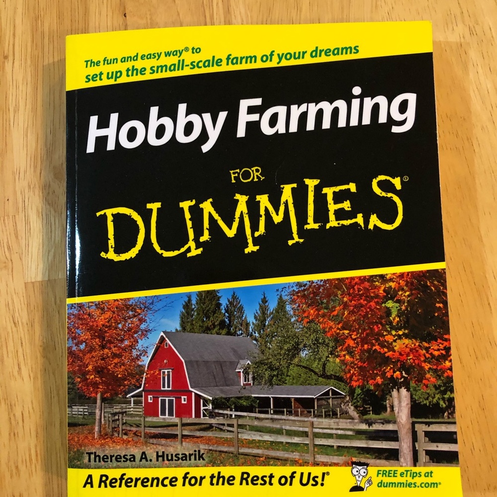 NEW Hobby Farming for Dummies book